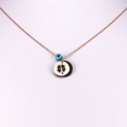 14ct Rose Gold Four Leaf Clover Pendant with Chain